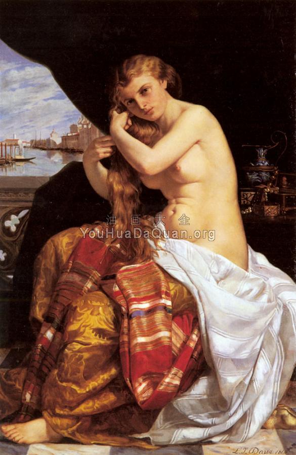 Venitienne A Sa Toilette( Venetian Lady at Her Toilette) - 雅克-路易·大卫